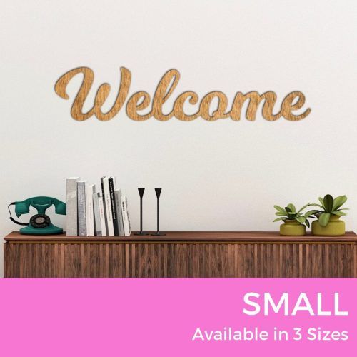 In-A-Word "welcome" Wall Decor (Photo 5 of 20)
