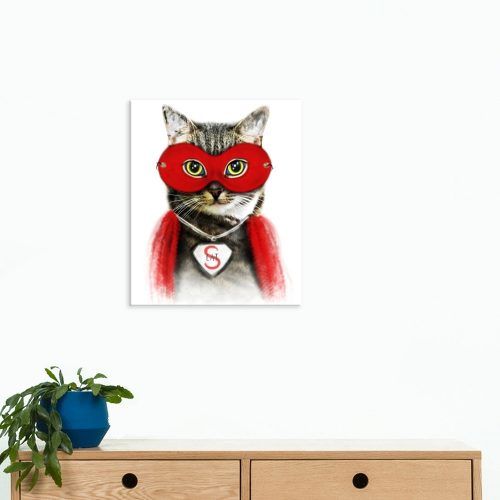 Cat Canvas Wall Art (Photo 18 of 20)