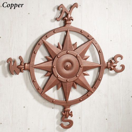 Outdoor Metal Wall Compass (Photo 15 of 20)