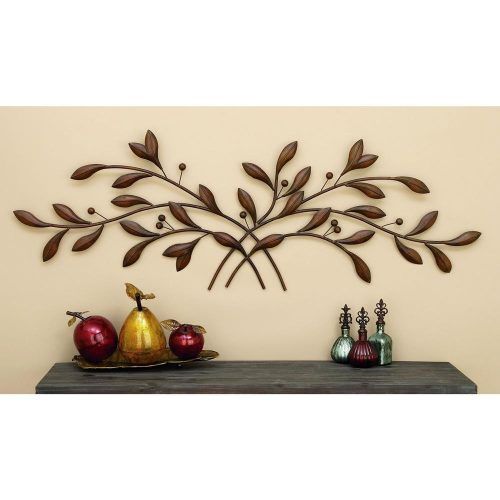Leaves Metal Sculpture Wall Decor (Photo 8 of 20)