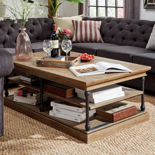 Coffee Tables With Open Storage Shelves (Photo 6 of 20)