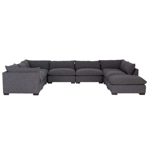 Modern U-Shape Sectional Sofas In Gray (Photo 5 of 20)