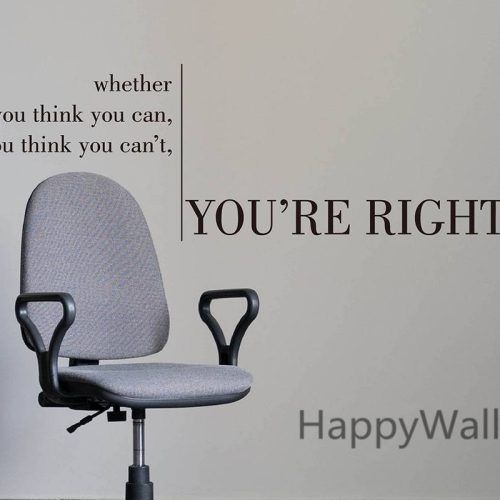 Inspirational Wall Decals For Office (Photo 9 of 20)
