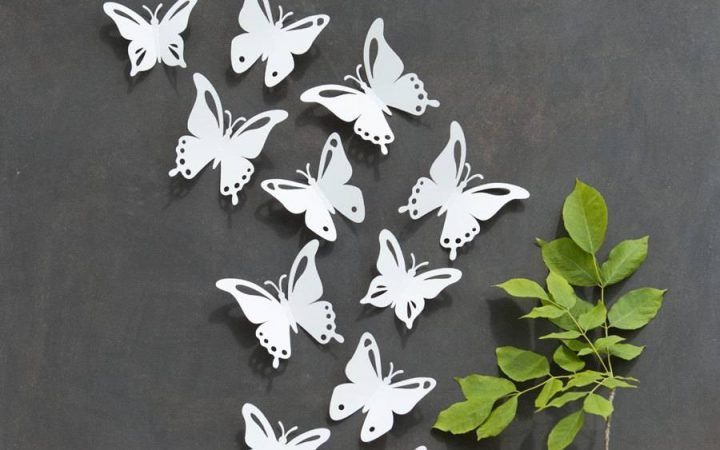 20 The Best White 3d Butterfly Wall Art