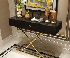 2024 Best of Black and White Console Tables
