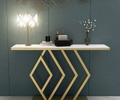 20 Inspirations Metallic Gold Modern Console Tables