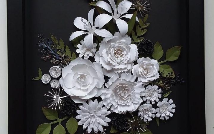 2024 Popular Silver Flower Wall Art
