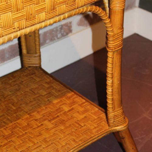Wicker Console Tables (Photo 3 of 20)