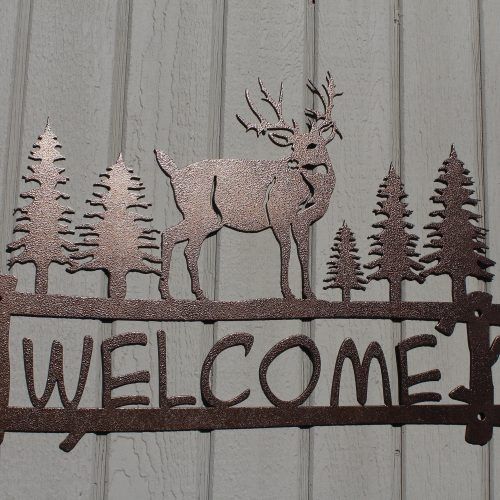 Tree Welcome Sign Wall Decor (Photo 2 of 20)