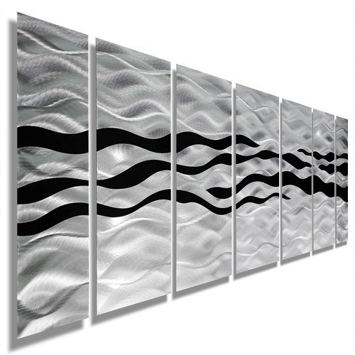 Black And Silver Metal Wall Art (Photo 10 of 20)