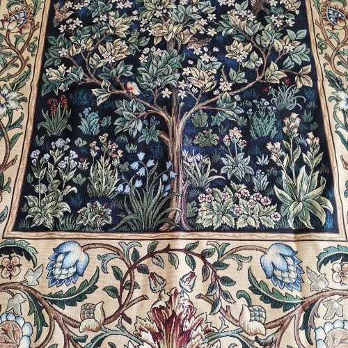 Blended Fabric Tree Of Life, William Morris Wall Hangings (Photo 7 of 20)