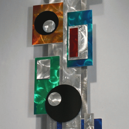 Abstract Metal Wall Art Sculptures (Photo 5 of 20)