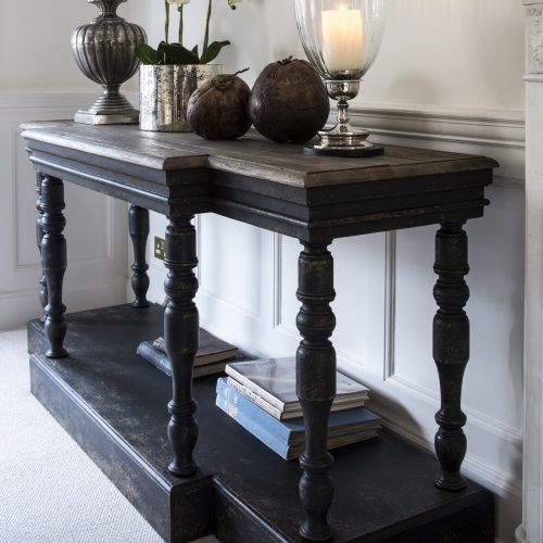 Black Console Tables (Photo 7 of 20)