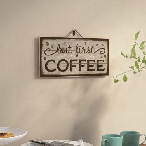 Coffee Sign With Rebar Wall Decor (Photo 6 of 20)