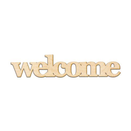 In-A-Word "welcome" Wall Decor (Photo 9 of 20)