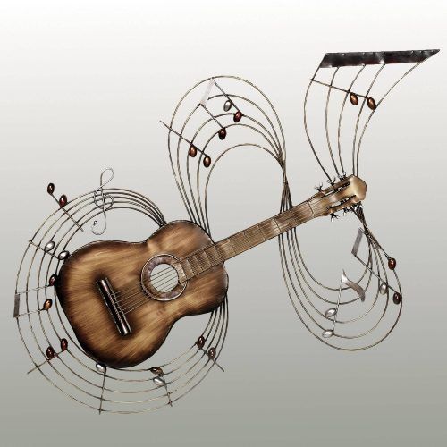 Musical Instruments Metal Wall Art (Photo 7 of 20)