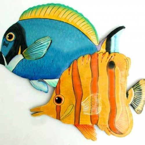 Tropical Fish Metal Wall Art (Photo 3 of 20)