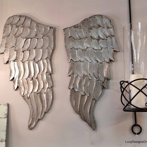 Angel Wings Sculpture Plaque Wall Art (Photo 17 of 20)