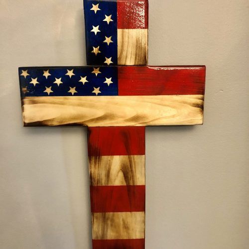 Blended Fabric Old Rugged Cross Wall Hangings (Photo 4 of 20)