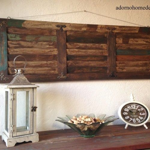Rustic Wall Accents (Photo 4 of 15)