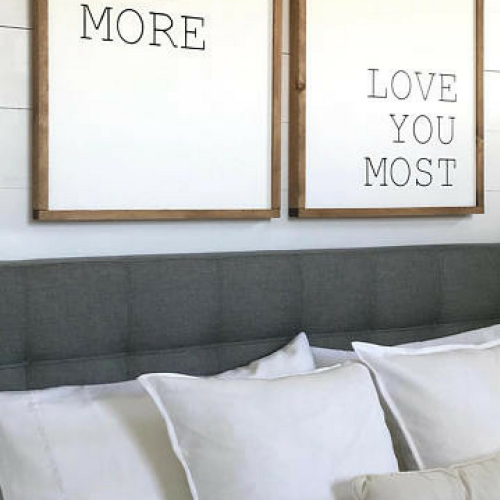'Love You More' Wood Wall Decor (Photo 2 of 20)