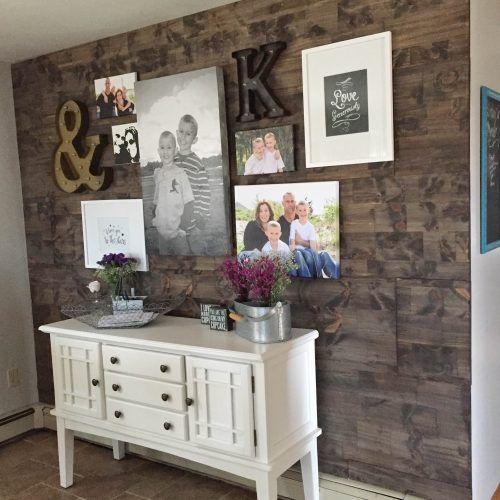 Reclaimed Wood Wall Accents (Photo 14 of 15)