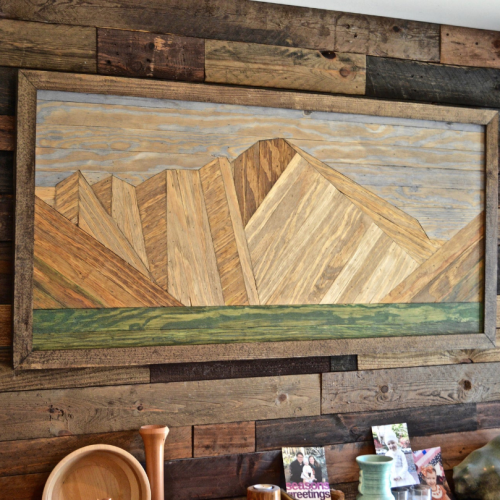 Mountains Wood Wall Art (Photo 8 of 20)