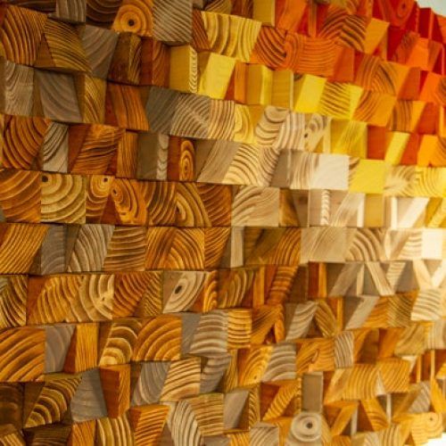 Orange Wood Wall Art (Photo 4 of 20)