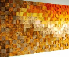 20 Ideas of Orange Wood Wall Art