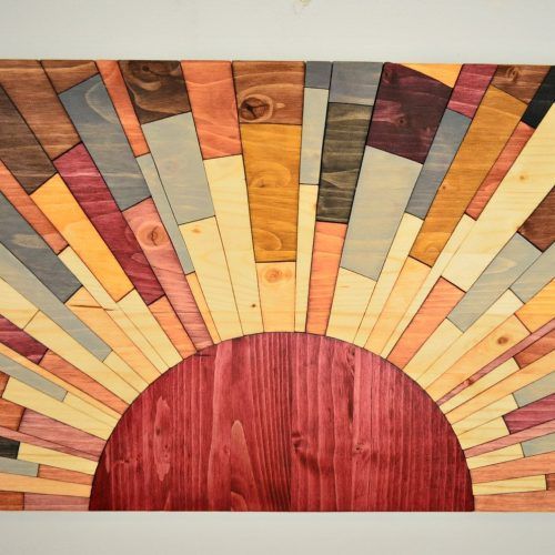 Abstract Flow Wood Wall Art (Photo 12 of 20)