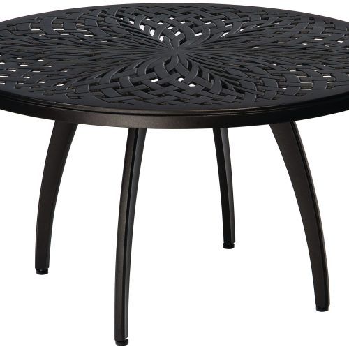 Round Steel Patio Coffee Tables (Photo 14 of 20)