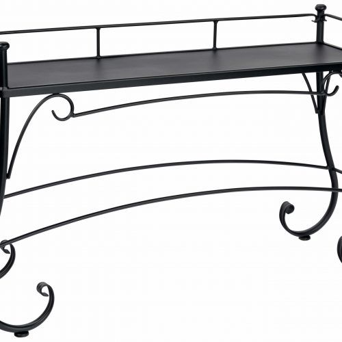 Round Iron Console Tables (Photo 1 of 20)