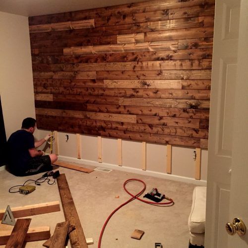 Wall Accents With Pallets (Photo 10 of 15)