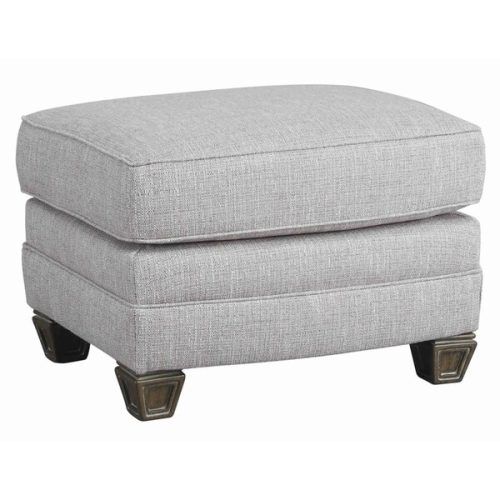 Textured Gray Cuboid Pouf Ottomans (Photo 19 of 20)