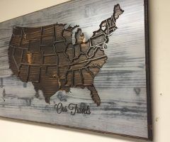 2024 Best of Usa Map Wall Art