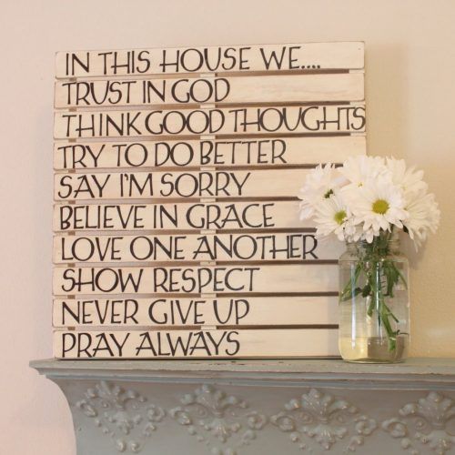 Wood Wall Art Quotes (Photo 18 of 20)