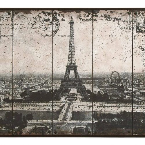 Eiffel Tower Metal Wall Art (Photo 11 of 30)