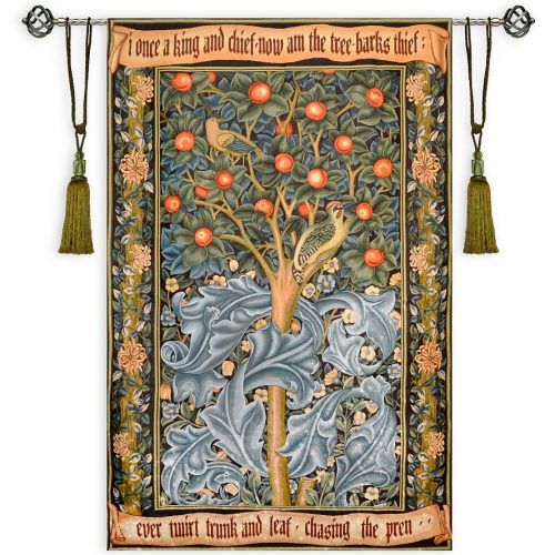 Blended Fabric Pheasant And Doe European Tapestries Wall Hangings (Photo 9 of 20)