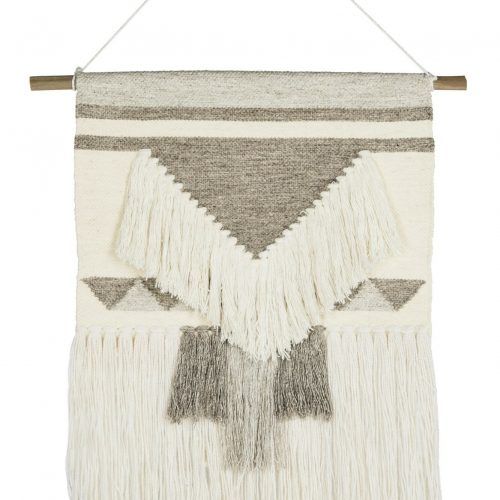 Blended Fabric Teresina Wool And Viscose Wall Hangings With Hanging Accessories Included (Photo 8 of 20)