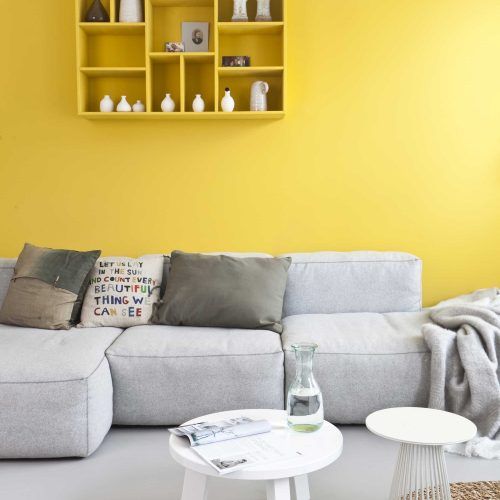 Yellow Wall Accents (Photo 4 of 15)