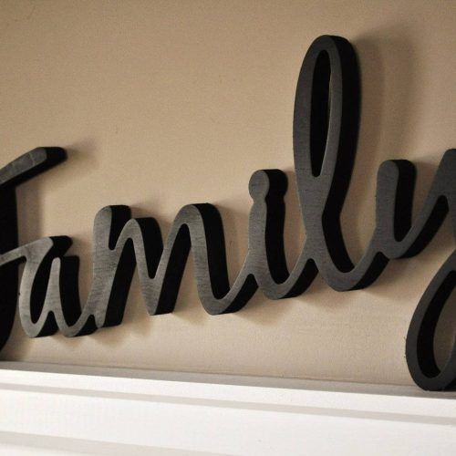 Wooden Word Wall Art (Photo 1 of 30)