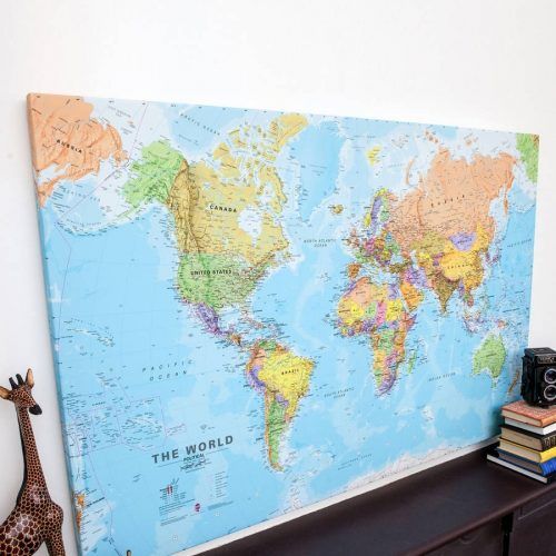 Maps Canvas Wall Art (Photo 6 of 15)
