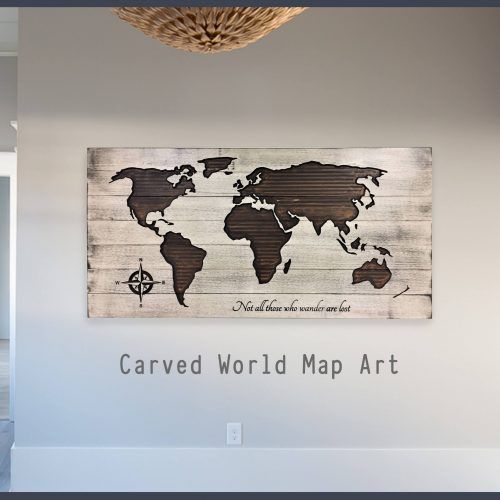 Map Of The World Wall Art (Photo 15 of 20)