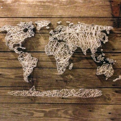 String Map Wall Art (Photo 7 of 20)