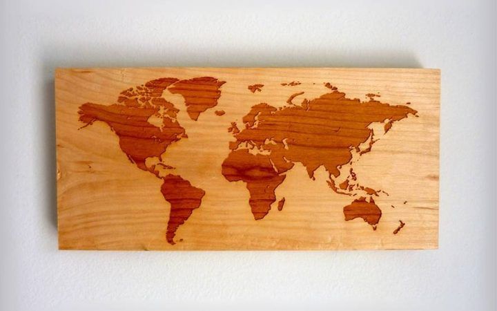 25 Best Collection of Map Wall Art