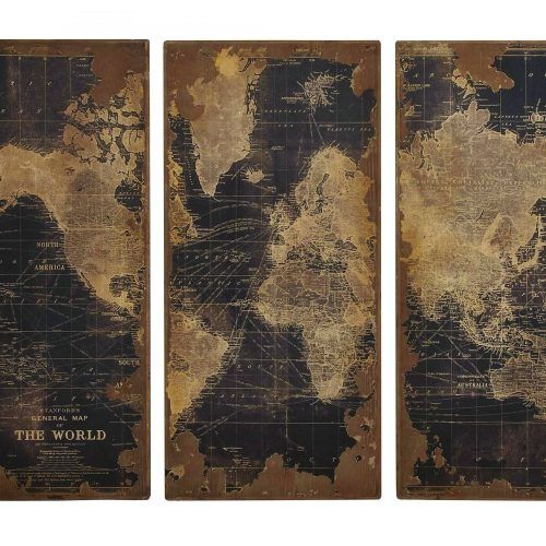 Old World Map Wall Art (Photo 16 of 20)