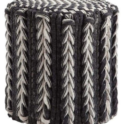 Traditional Hand Woven Pouf Ottomans (Photo 15 of 20)
