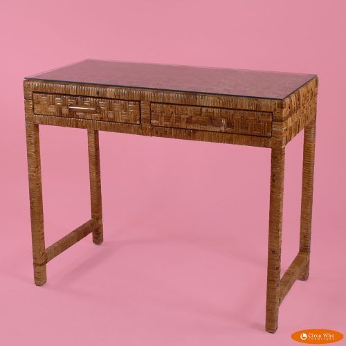 Wicker Console Tables (Photo 1 of 20)