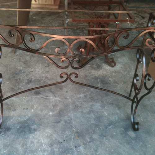 Round Iron Console Tables (Photo 11 of 20)