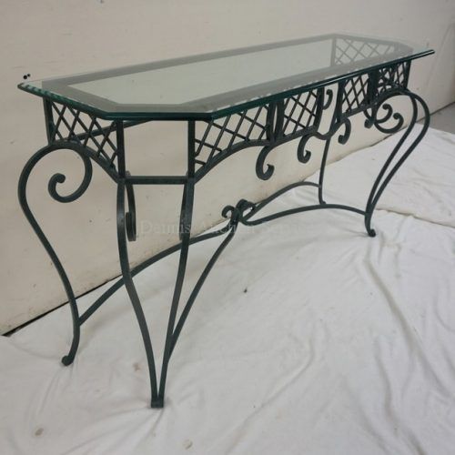Wrought Iron Console Tables (Photo 8 of 20)